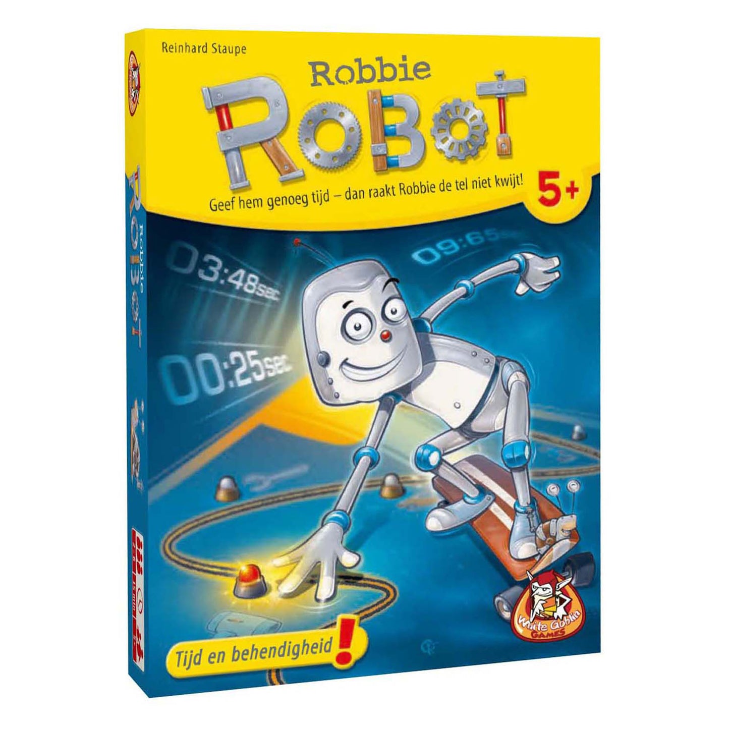 White goblin games robbie robot - gele reeks kaartspel