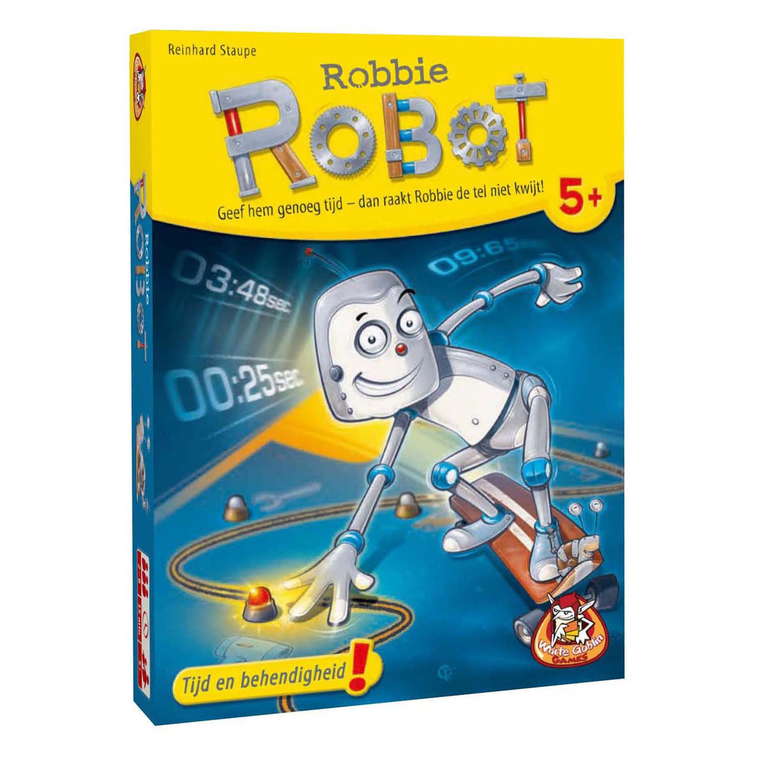 White goblin games robbie robot - gele reeks kaartspel