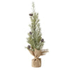 Boltze home kunstkerstboom in jute zak pijnboom ø15xh51cm