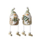 Boltze home gnoom lazaro met bungelbeentjes 5x5,5x15cm 2 assorti