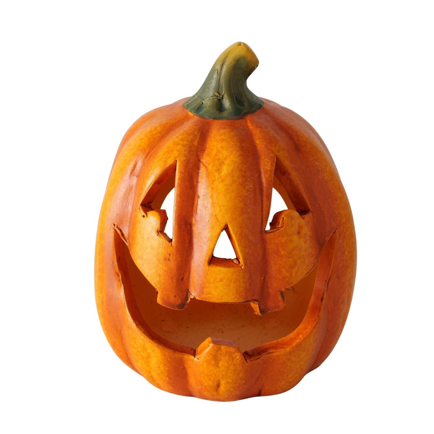 Boltze home theelichthouder pompoen zucca 10x9x12,3cm