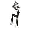 Boltze home figuur hert zwart 18x3x38cm