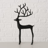 Boltze home figuur hert rupert zwart 18x3x38cm - afbeelding 2