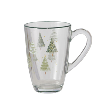 Boltze home mok kerstboom 325ml glas