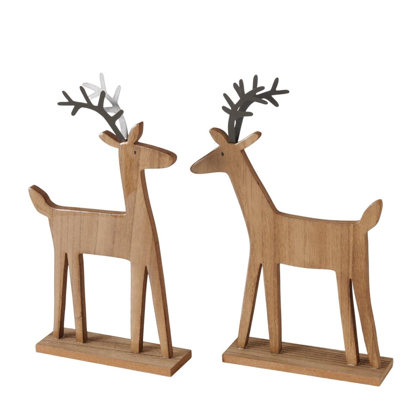 Boltze home figuur hert marono 20x5x30cm 2 assorti