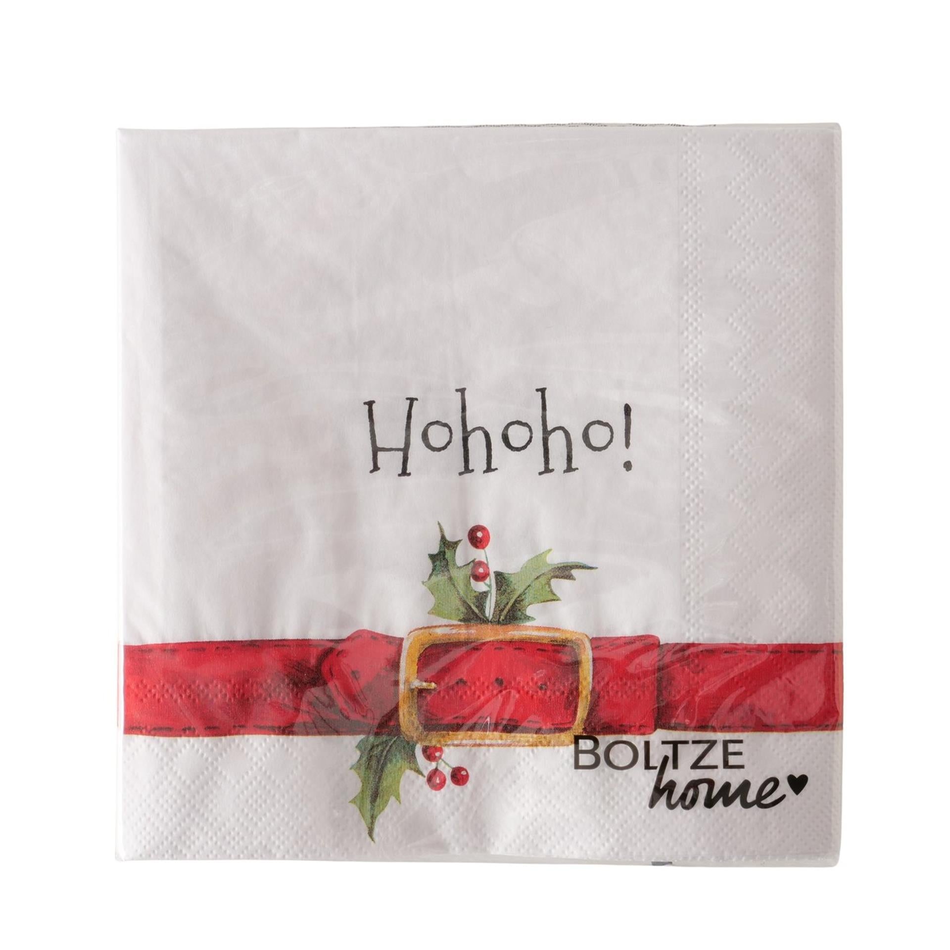 Boltze home servetten hohoho pak a 20 16,5x16,5x3cm
