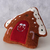 Boltze home kussen ginger peperkoekhuis 28cm