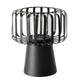 Boltze home windlicht claudio zwart 18x18x21cm