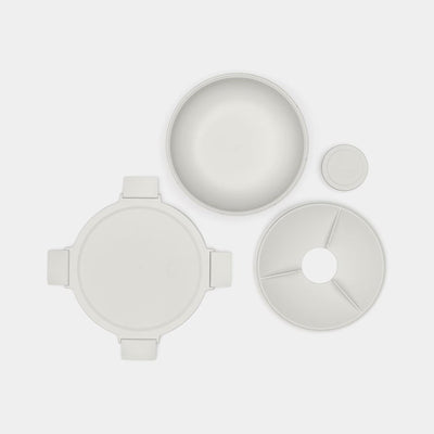 Brabantia saladebak 1,3l light grey