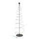 Boltze home kerstboom saturn metaal led zwart ø22xh81cm