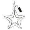 Boltze home decohanger led ster elvira zwart 29,5x30x6cm