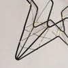 Boltze home decohanger led ster elvira zwart 29,5x30x6cm