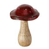 Boltze home paddenstoel pilo mangohout 10x10x14,5cm - afbeelding 1