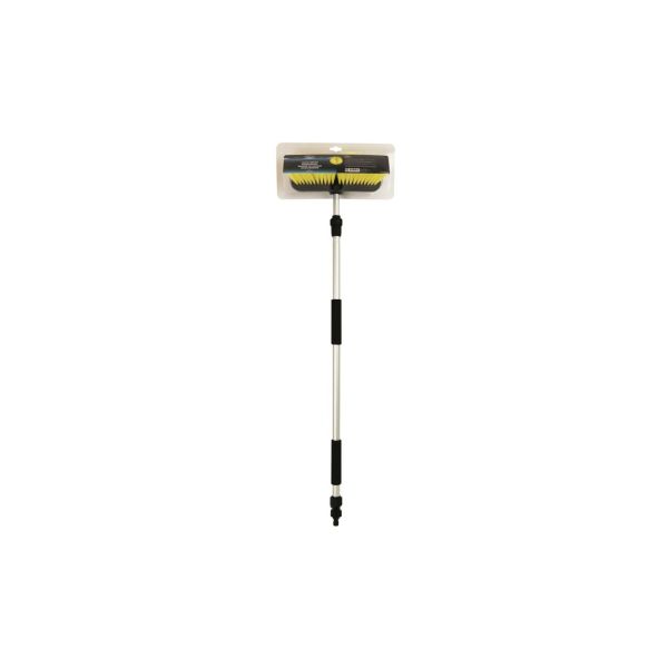 wasborstel met telescopische steel 95-160 cm geel