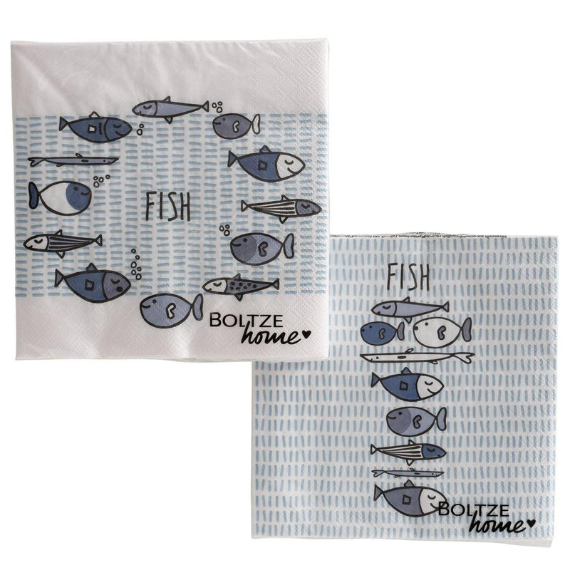 Boltze home servetten vissen