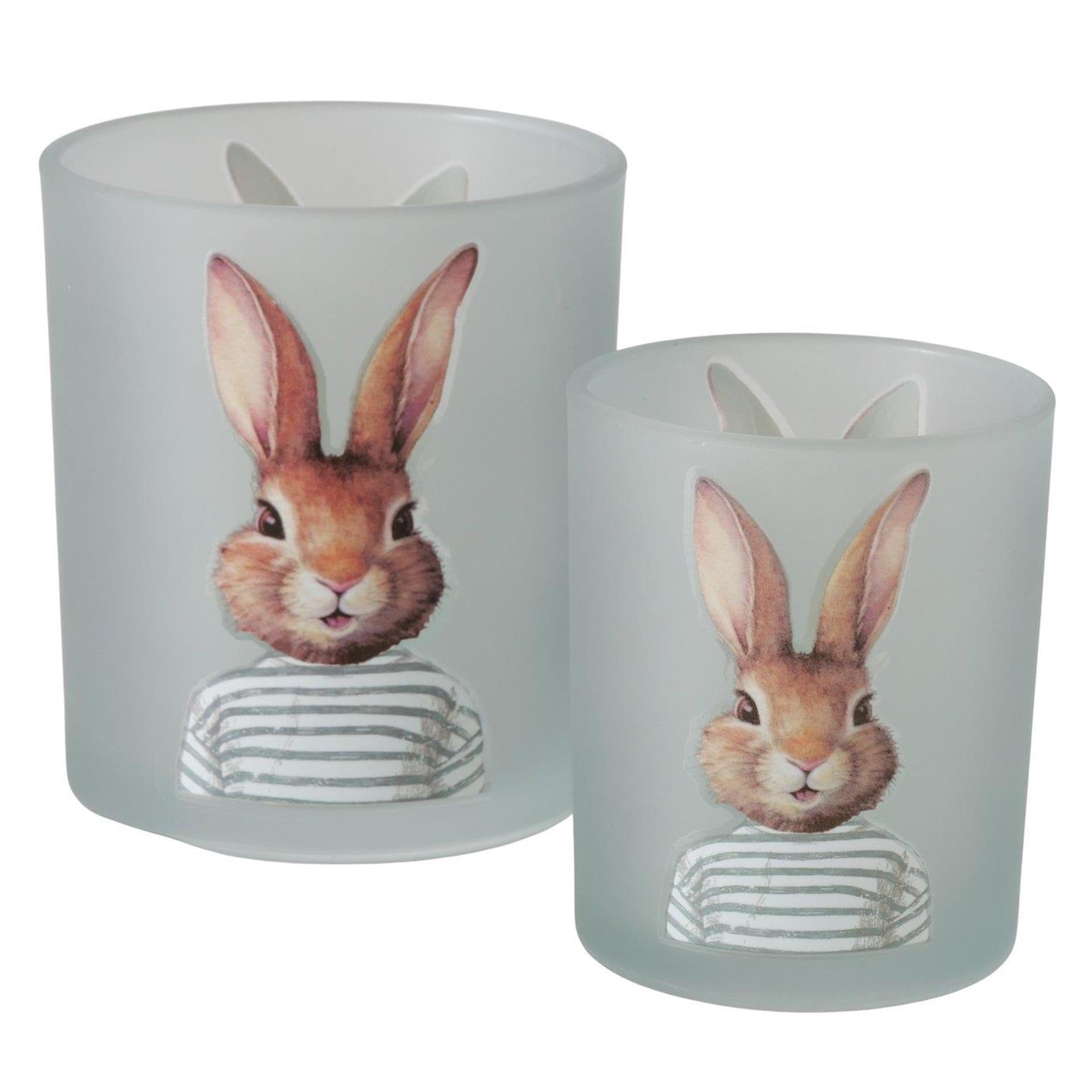 Boltze home windlicht jonas 2-delig h8,3-10cm