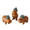 Boltze home figuur nijlpaard 4x3,5x6,5cm