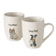 Boltze home mok archy 330ml ø10xh8cm 2 assorti vaatwasmachinebestendig