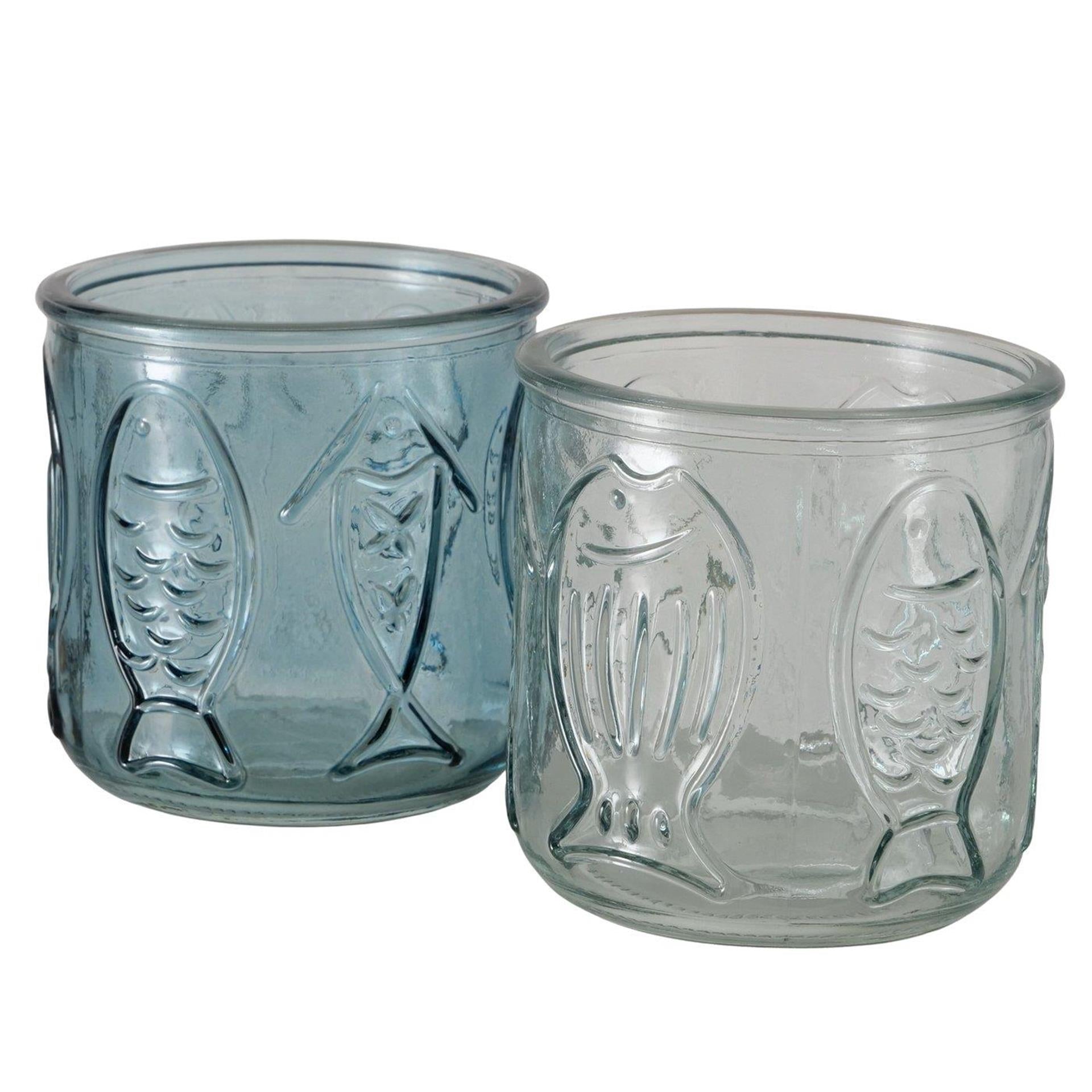 Boltze home windlicht vissen h9cm