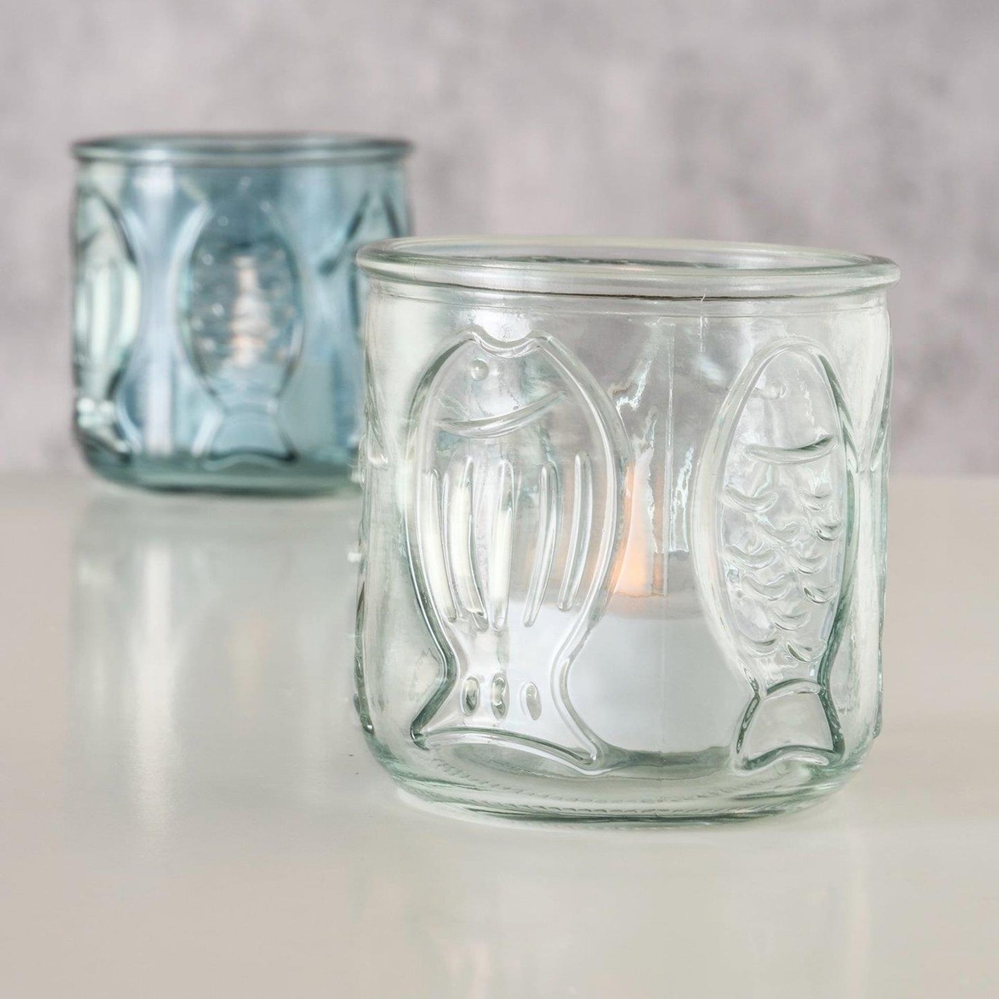 Boltze home windlicht vissen h9cm