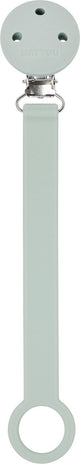 Nattou silicone - fopspeenketting met universele bevestiging - 21 cm - licht salie groen