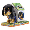Goliath animagic waggles knuffel hond - zwart - interactieve knuffel - wandel en communiceer met waggles