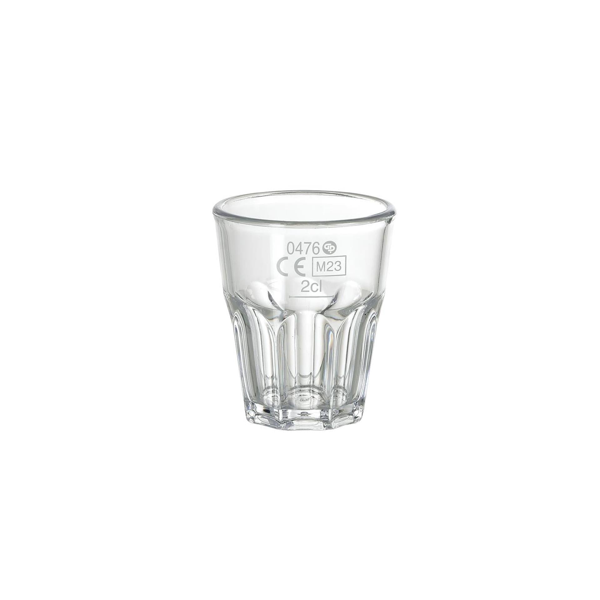 Duni kunststof shotglas any day 3cl set a 6 stuks