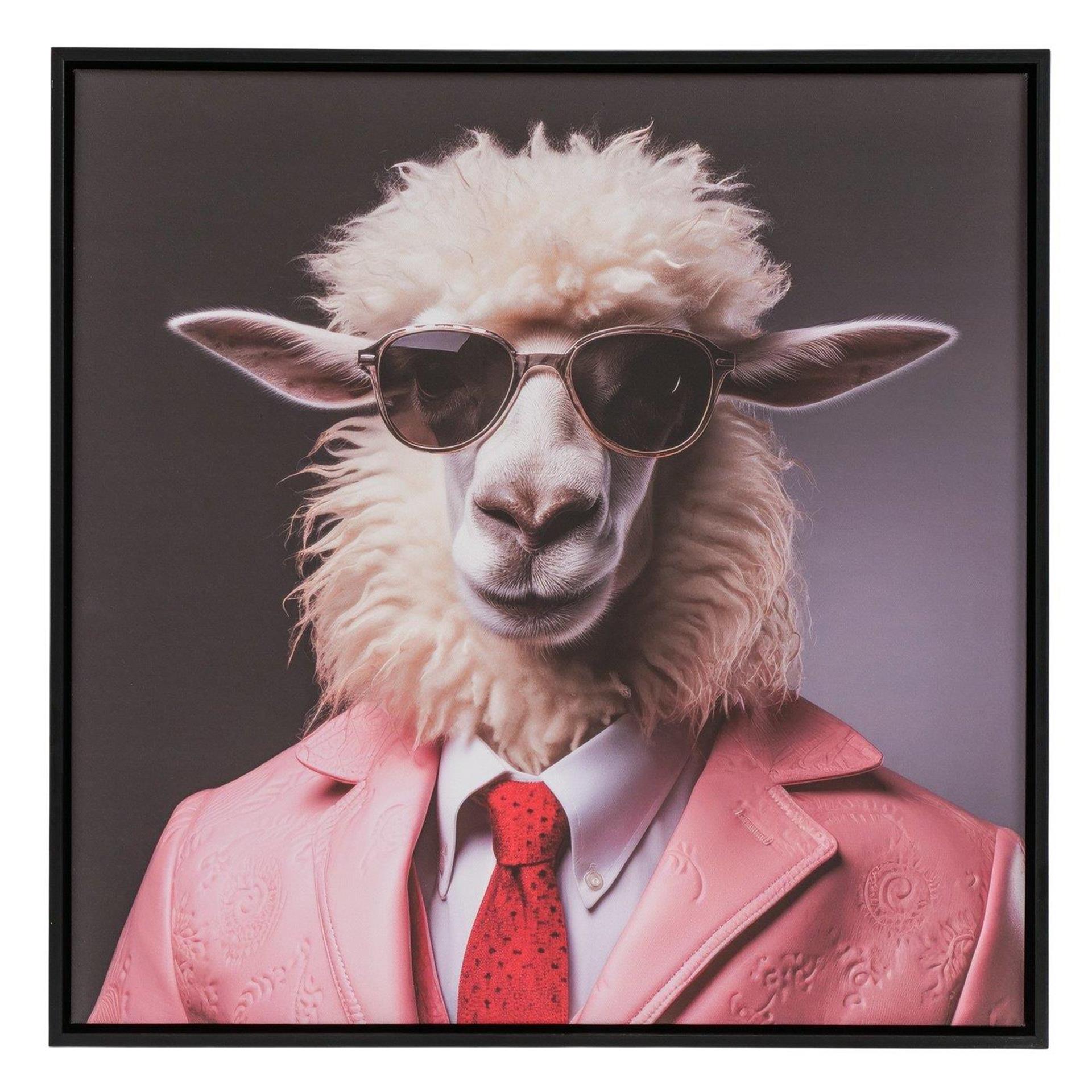 Boltze home canvas bantu schaap 50x50x3,5cm