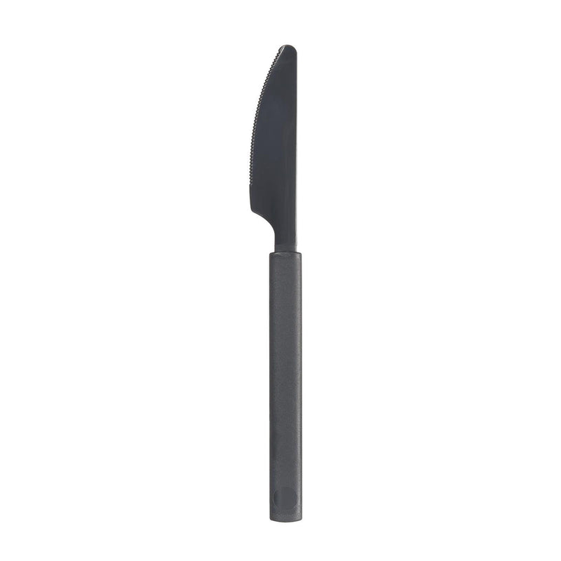 Duni kunststof messen granite 19cm 6st