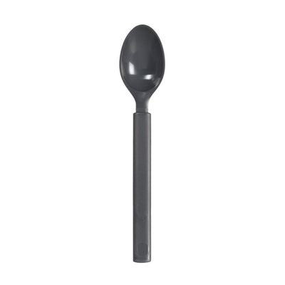 Duni kunststof lepel granite herbruikbaar 17cm doosje a 6 stuks