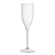 Duni kunststof champagne glas elegance 13cl