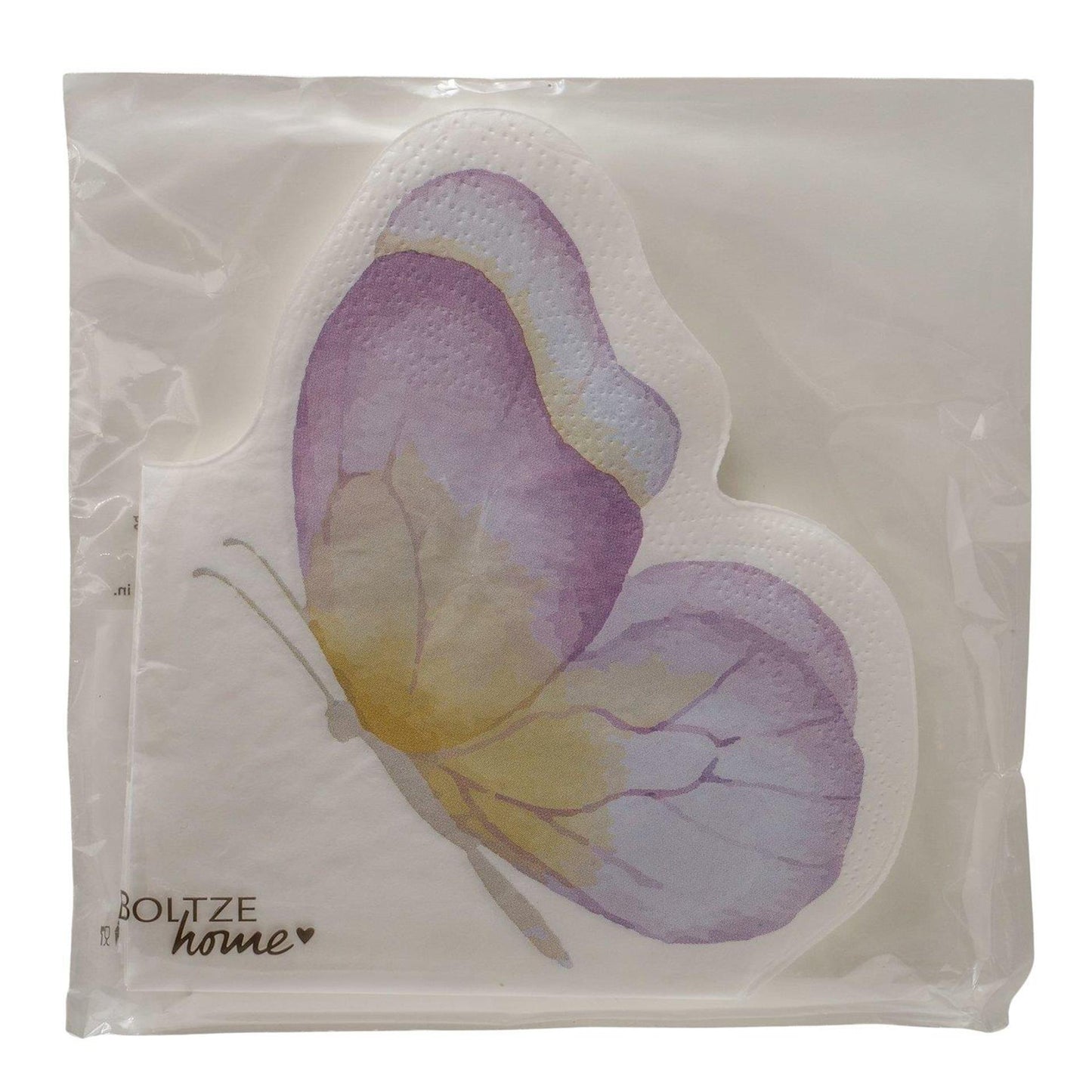 Boltze home servetten fantasy vlinder 16x15x1cm