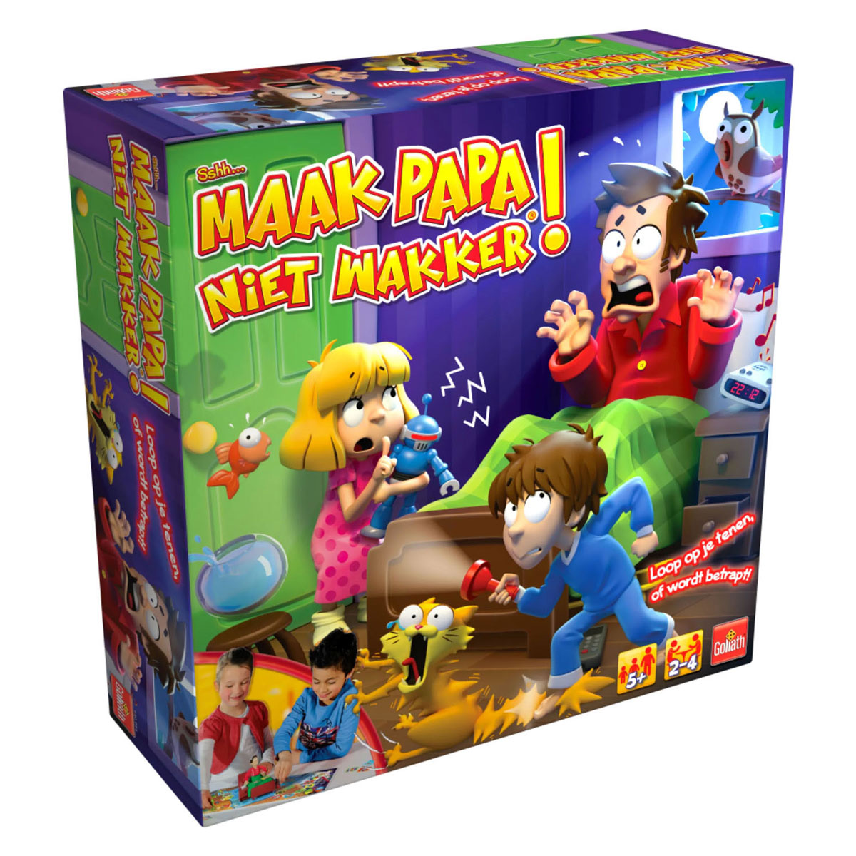 Goliath games goliath sshh maak papa niet wakker bordspel