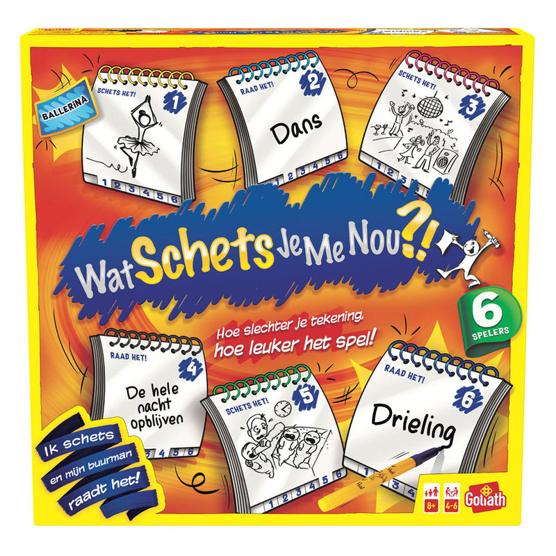 Goliath games goliath wat schets je me nou?! gezelschapsspel - 6 spelers