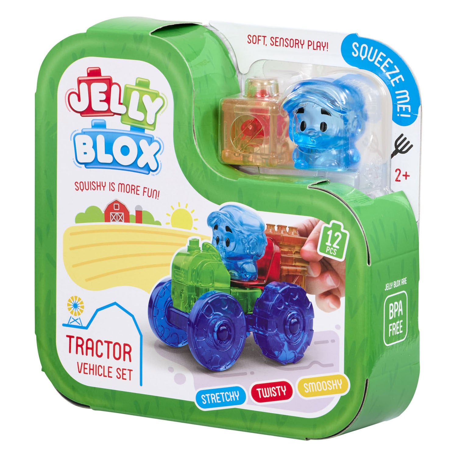 Goliath games jelly blox - traktor en boer - 12dlg.