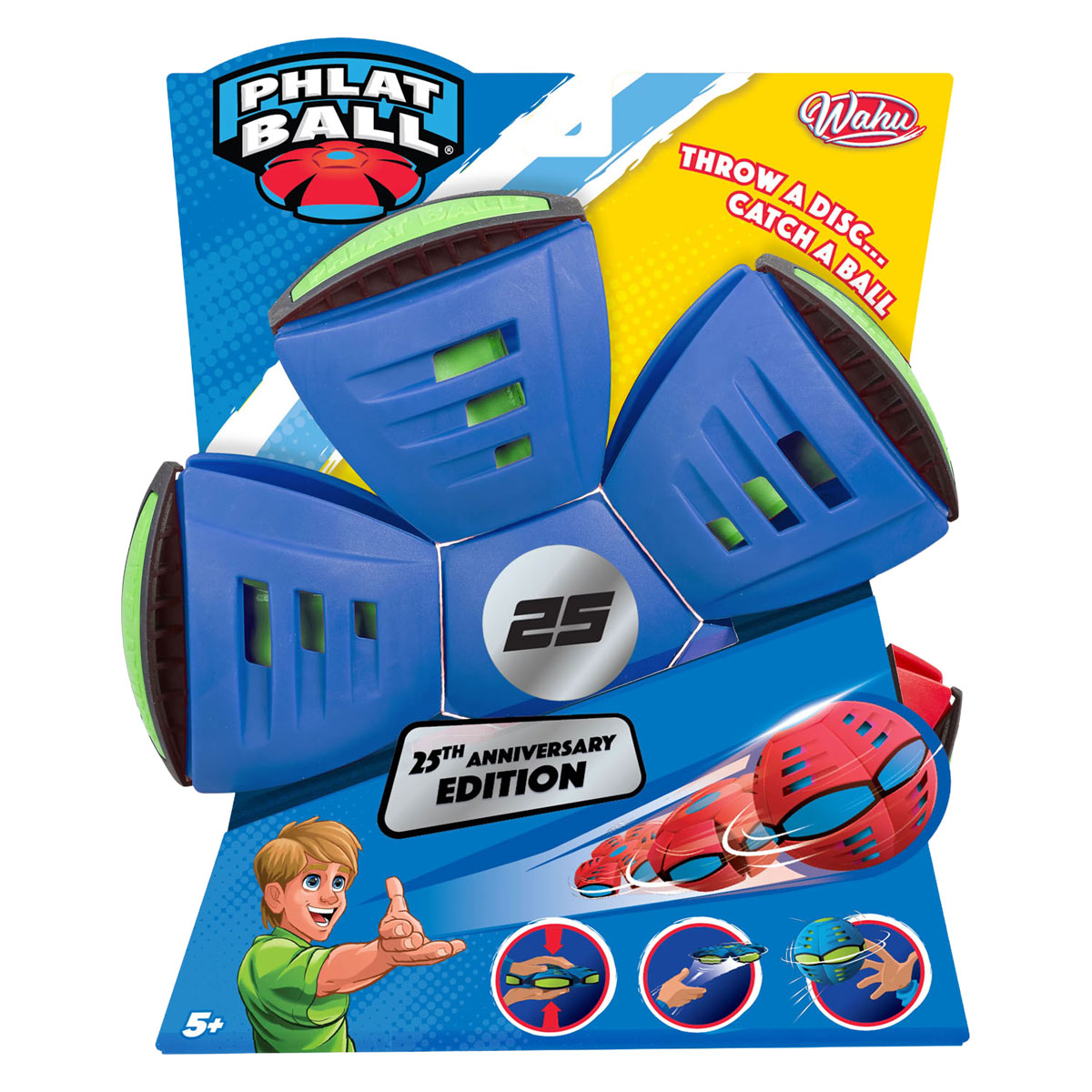 Goliath games wahu phlat ball classic - blauw