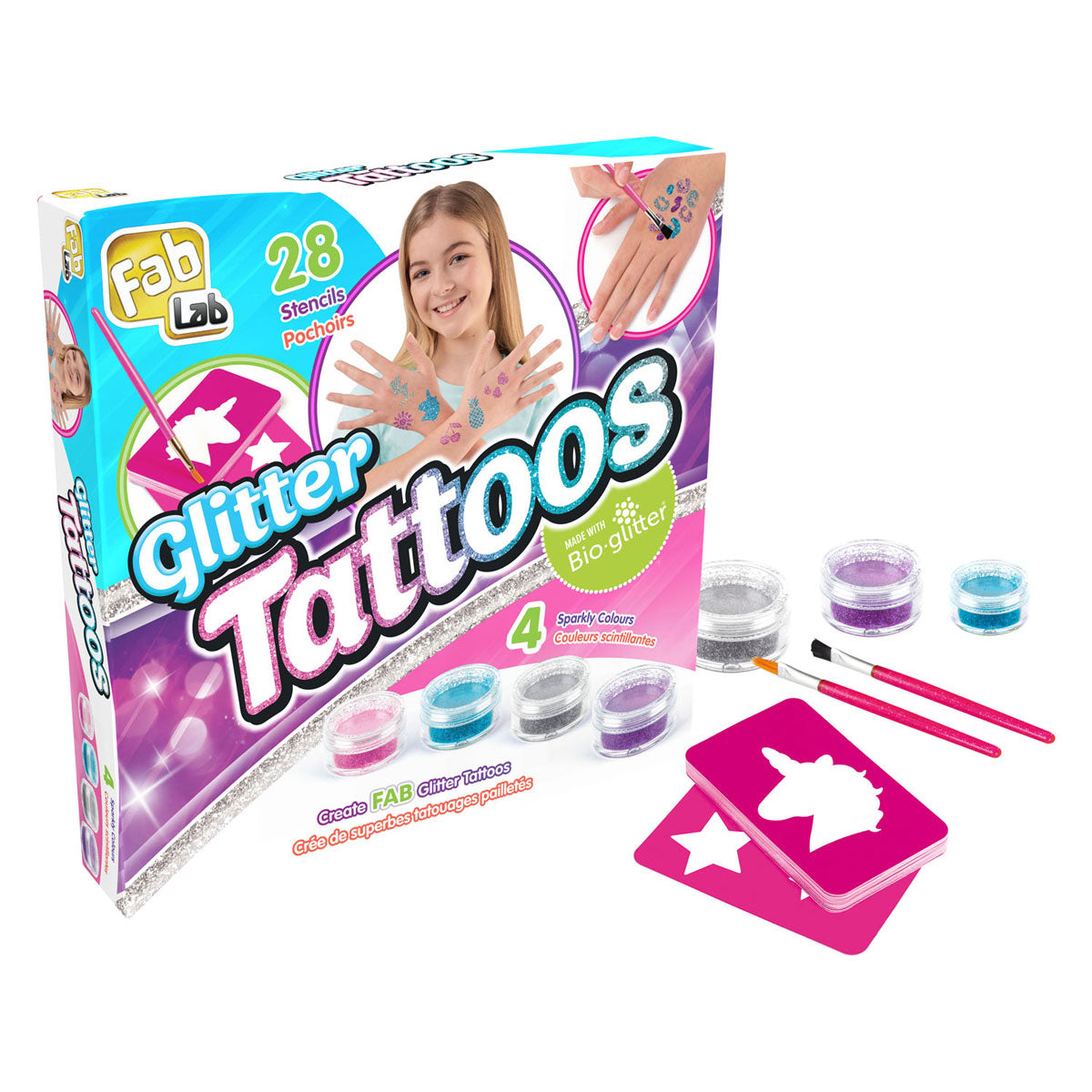 Goliath fablab glitter tattoos
