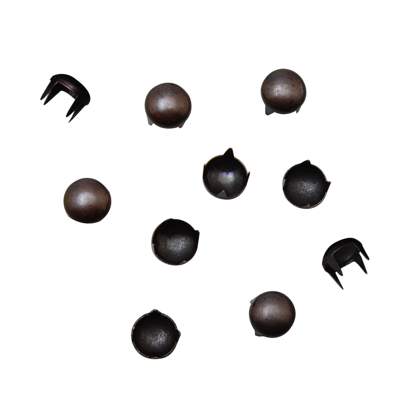 Vaessen creative • studs rond 7mm 10pcs brons