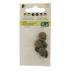 Vaessen creative • studs rond 12mm 10pcs bronze