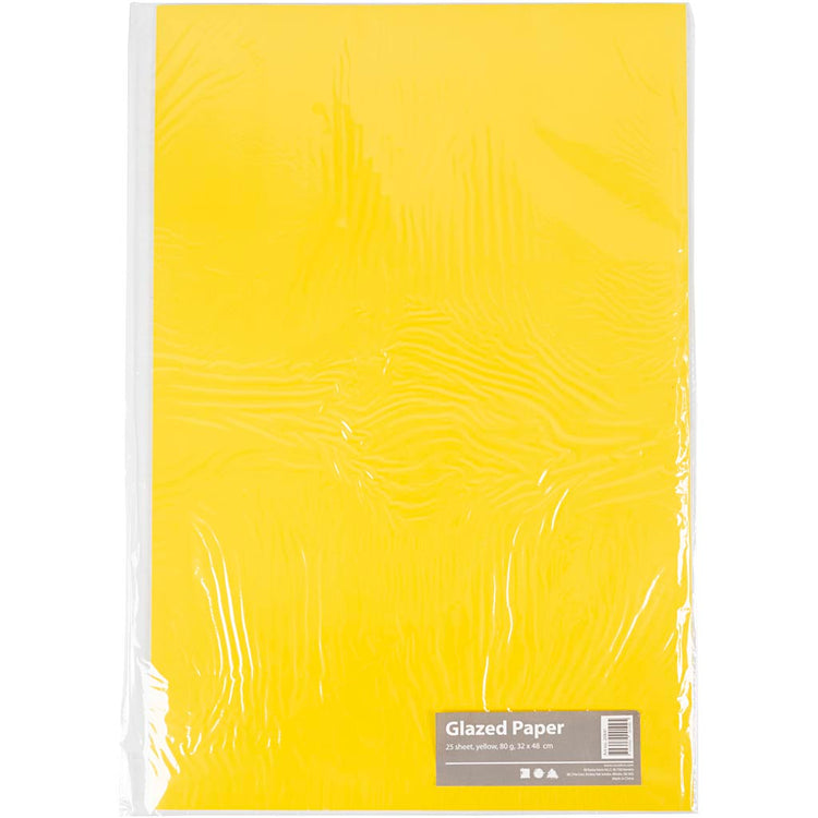 Http: www.cchobby.nl glanspapier-vel-32x48-cm-80-gr-geel-25-vel-1-doos