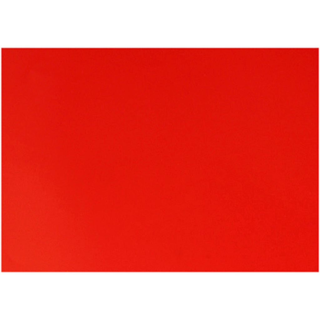Glanspapier, vel 32x48 cm, 80 gr, rood, 25 vel 1 doos