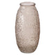 Boltze home vaas rifla h20cm glas gelakt glans beige