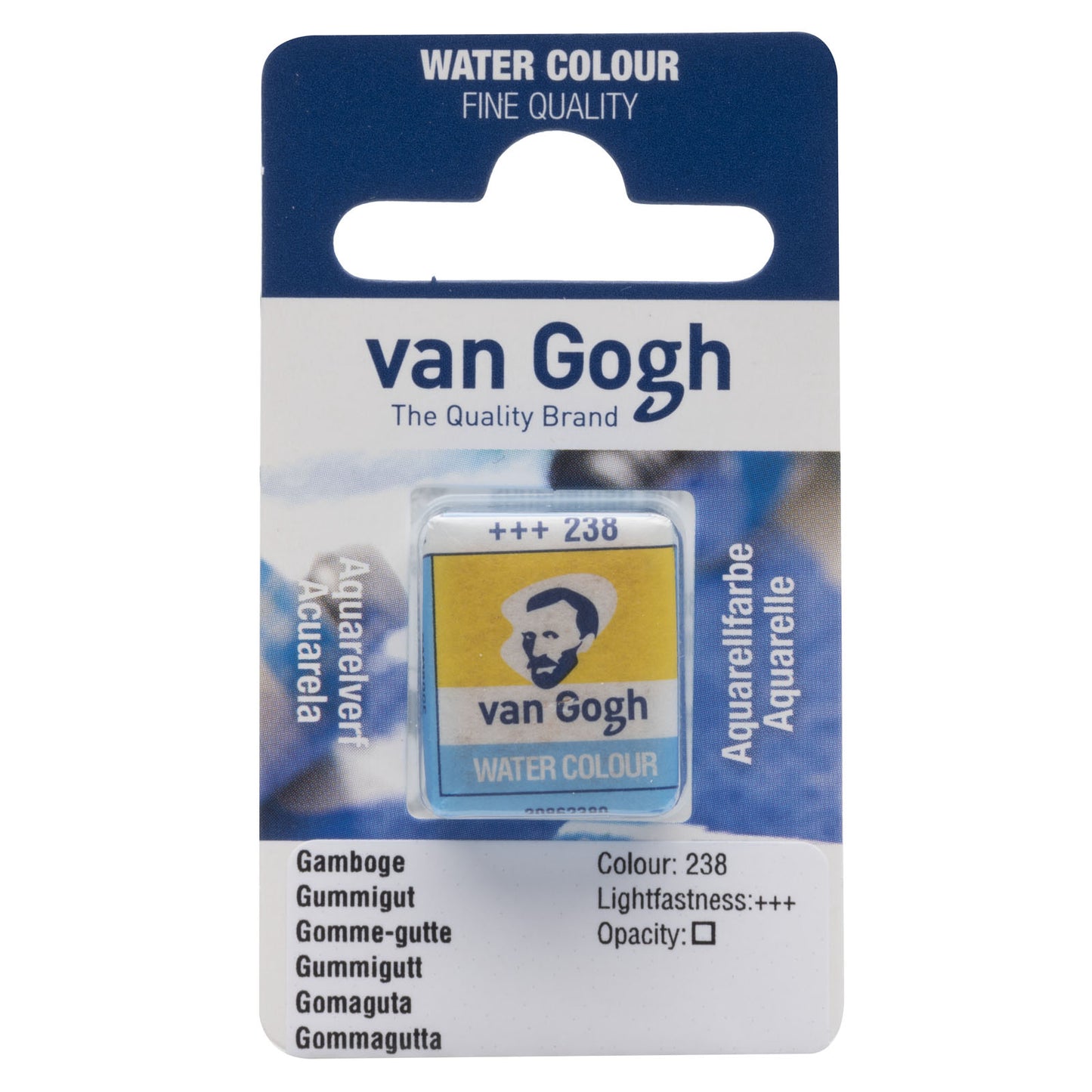 Van gogh • aquarelverf napje gummigut 238