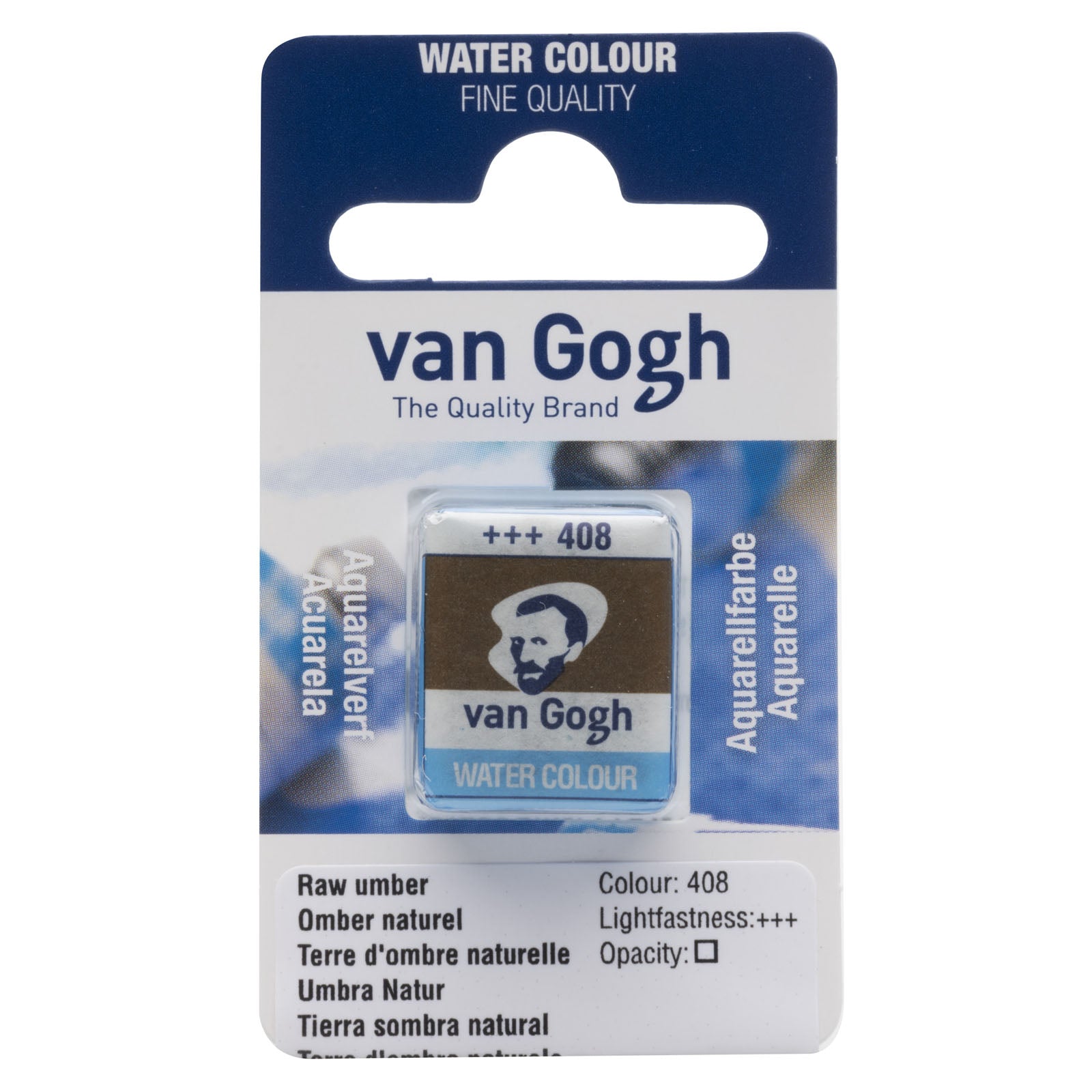 Van gogh • aquarelverf napje omber naturel 408