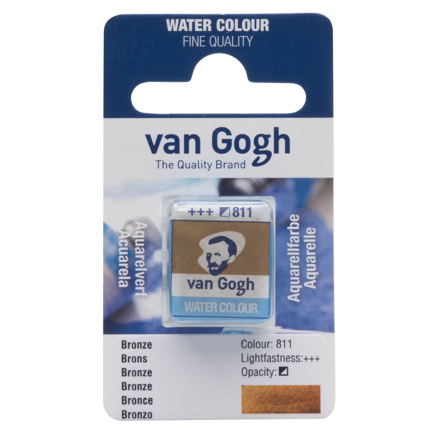 Van gogh • aquarelverf napje brons 811