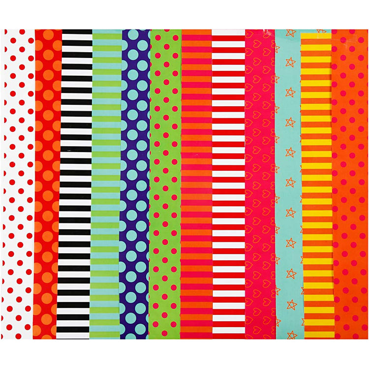 Https: www.cchobby.nl glanspapier-bedrukt-vel-24x32-cm-80-gr-diverse-kleuren-50-div-vellen-1-doos