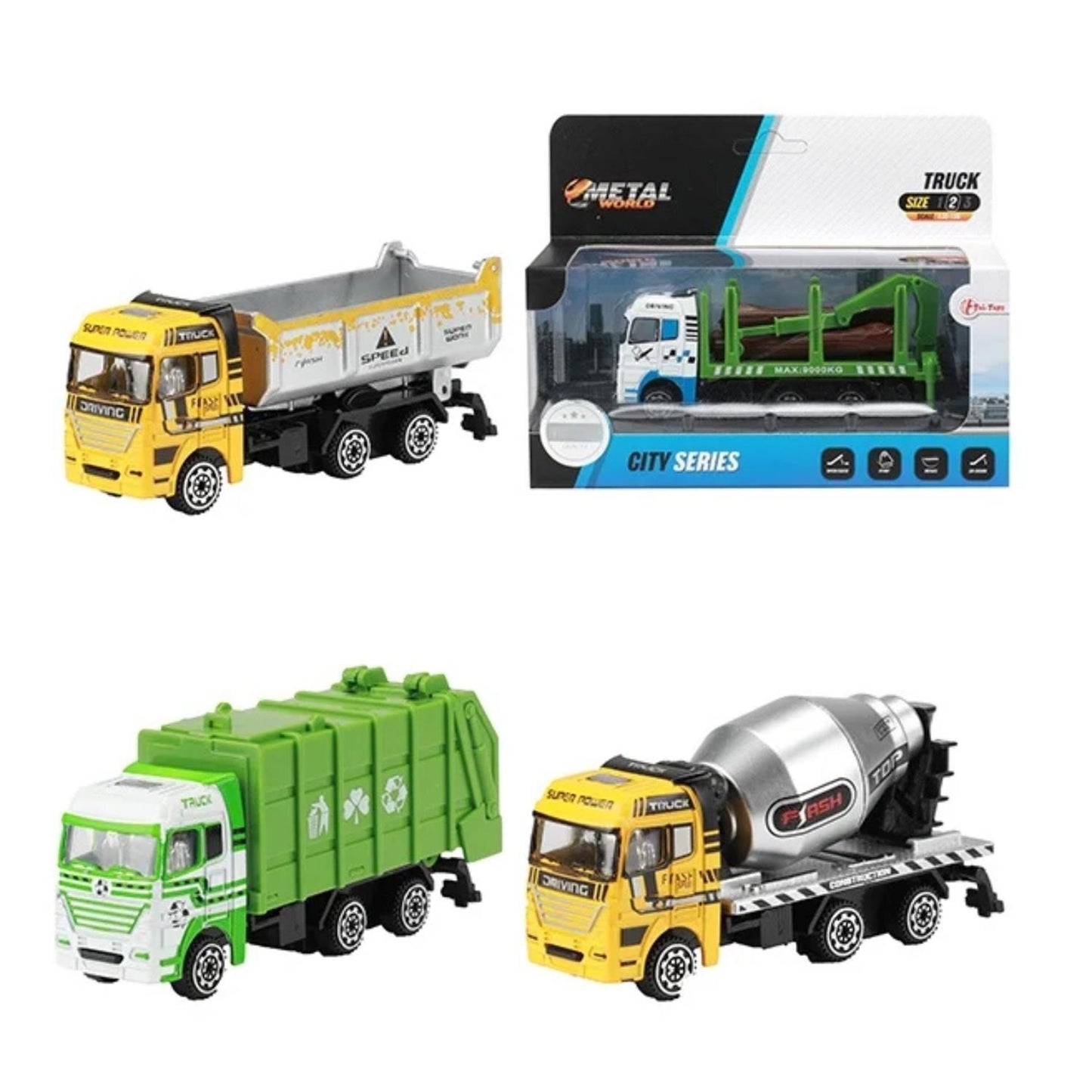 Toi-toys toi toys vrachtauto schaalmodel metaal