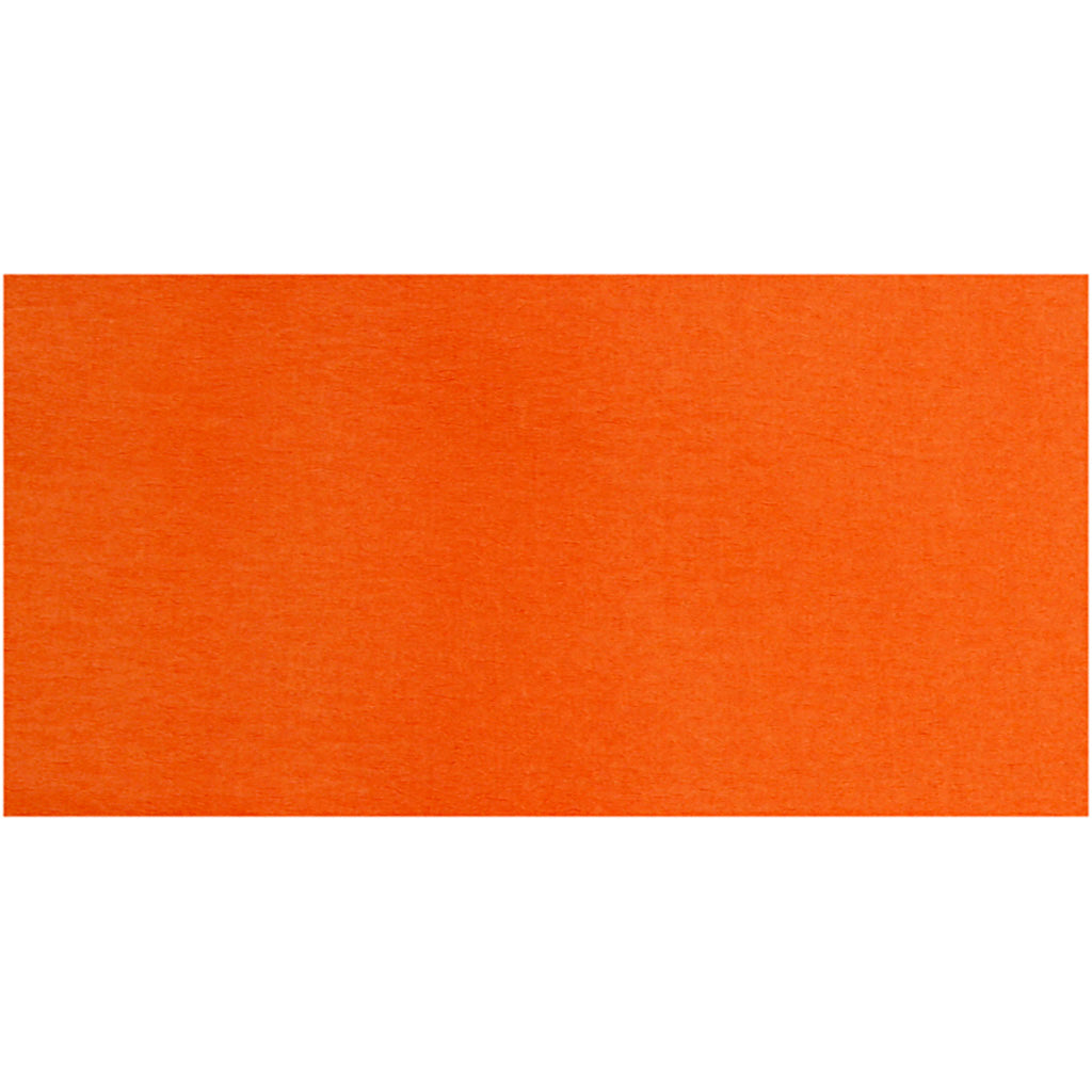 Crepepapier, vel 50x250 cm, oranje, 10 vouw 1 doos