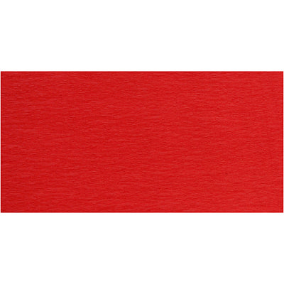 Crepepapier, vel 50x250 cm, rood, 10 vouw 1 doos