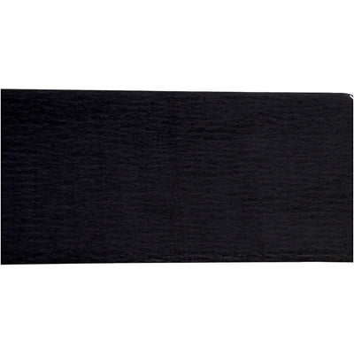 Crepepapier, vel 50x250 cm, zwart, 10 vouw 1 doos